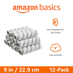Amazon Basics roller cover, shed-resistant for a clean finish on walls