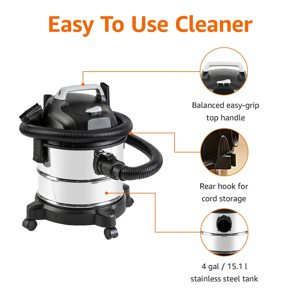 Amazon Basics reusable cloth filter image, promoting economical cleanup with washable, long-lasting filtration.