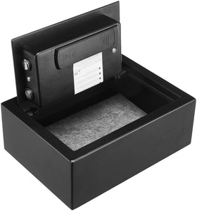 Amazon Basics safe with two live-door bolts enhancing security