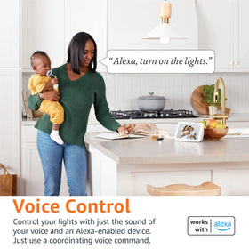 Amazon Basics A19 bulb schedule sunset sunrise routine for convenience