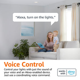 Amazon Basics BR30 LED using 9W for energy savings
