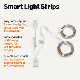 Color preset options from the Amazon Basics light strip to set mood
