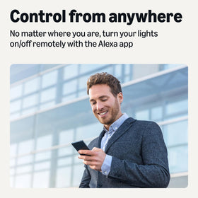 Amazon Basics RGB + Tunable White strip enables mood lighting and presets.