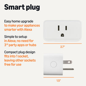 Amazon Basics Smart Plug controlled remotely via the app