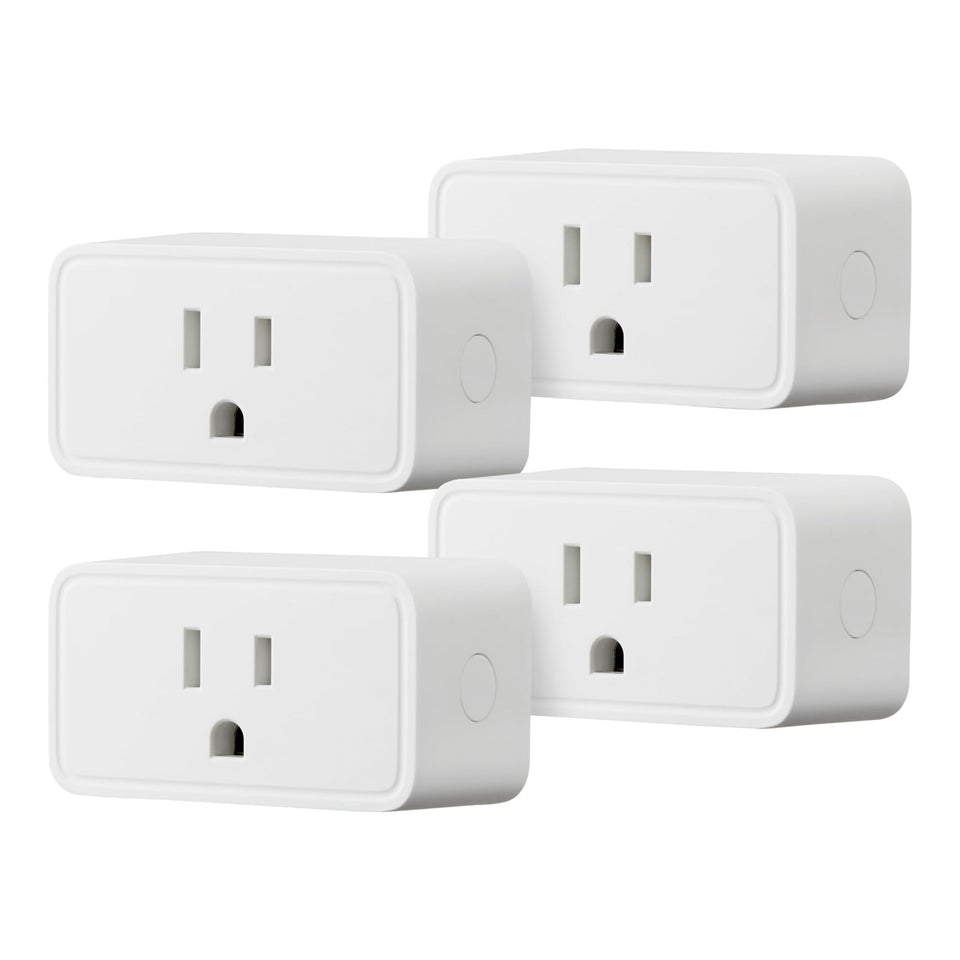 Amazon Basics Smart Plug with Alexa control in a compact outlet for easy hands-free use