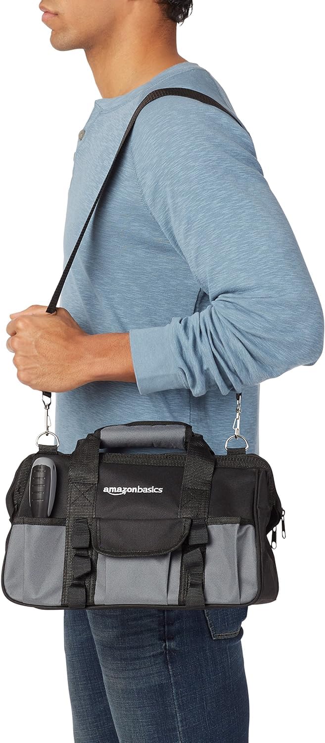 Amazon Basics 16ft auto-lock tape measure for quick, precise measurements.