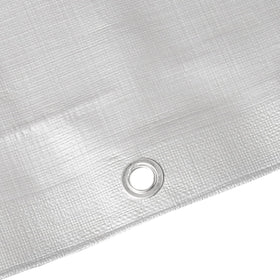 Double sided coating detail on Amazon Basics tarp cover