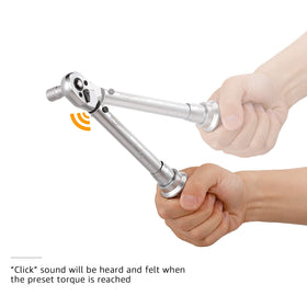 Clear scale on Amazon Basics torque wrench for precise readings