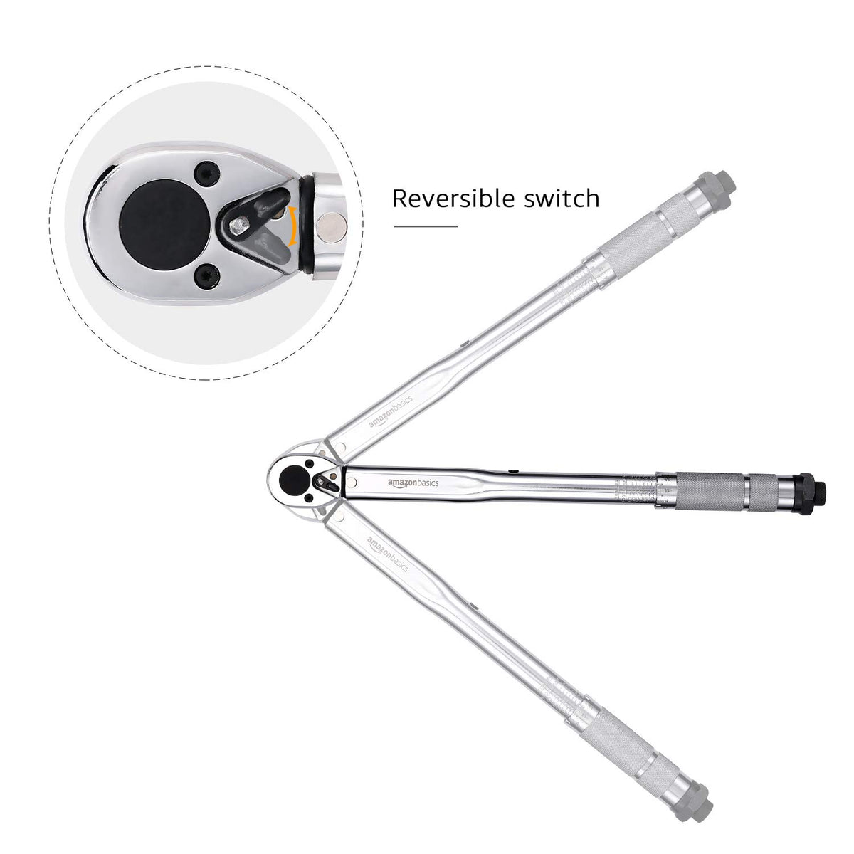 Amazon Basics locking mechanism during adjustment for stable settings.