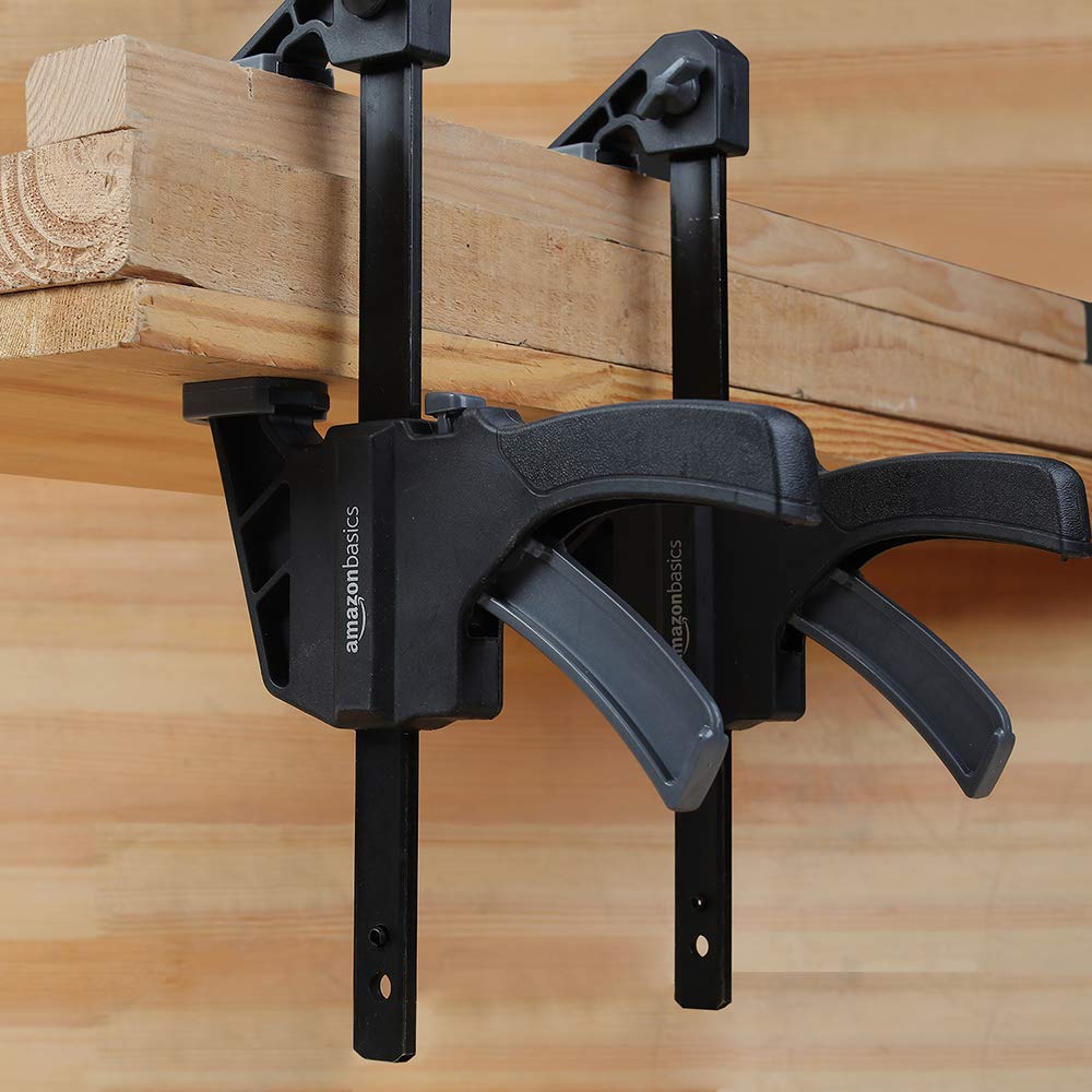 Amazon Basics trigger clamps ideal for confined spaces and small parts.