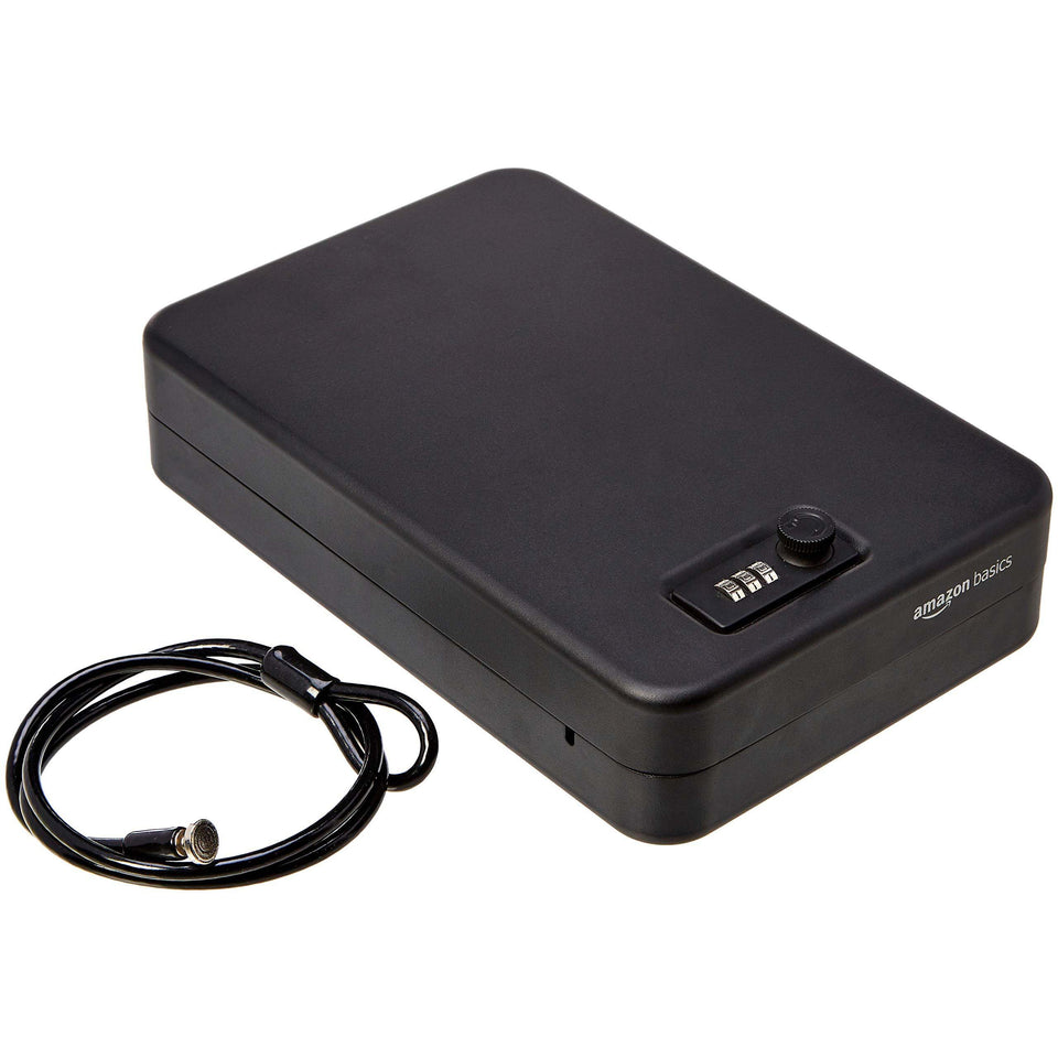 Amazon Basics XXL portable security case front view with on-the-go protection