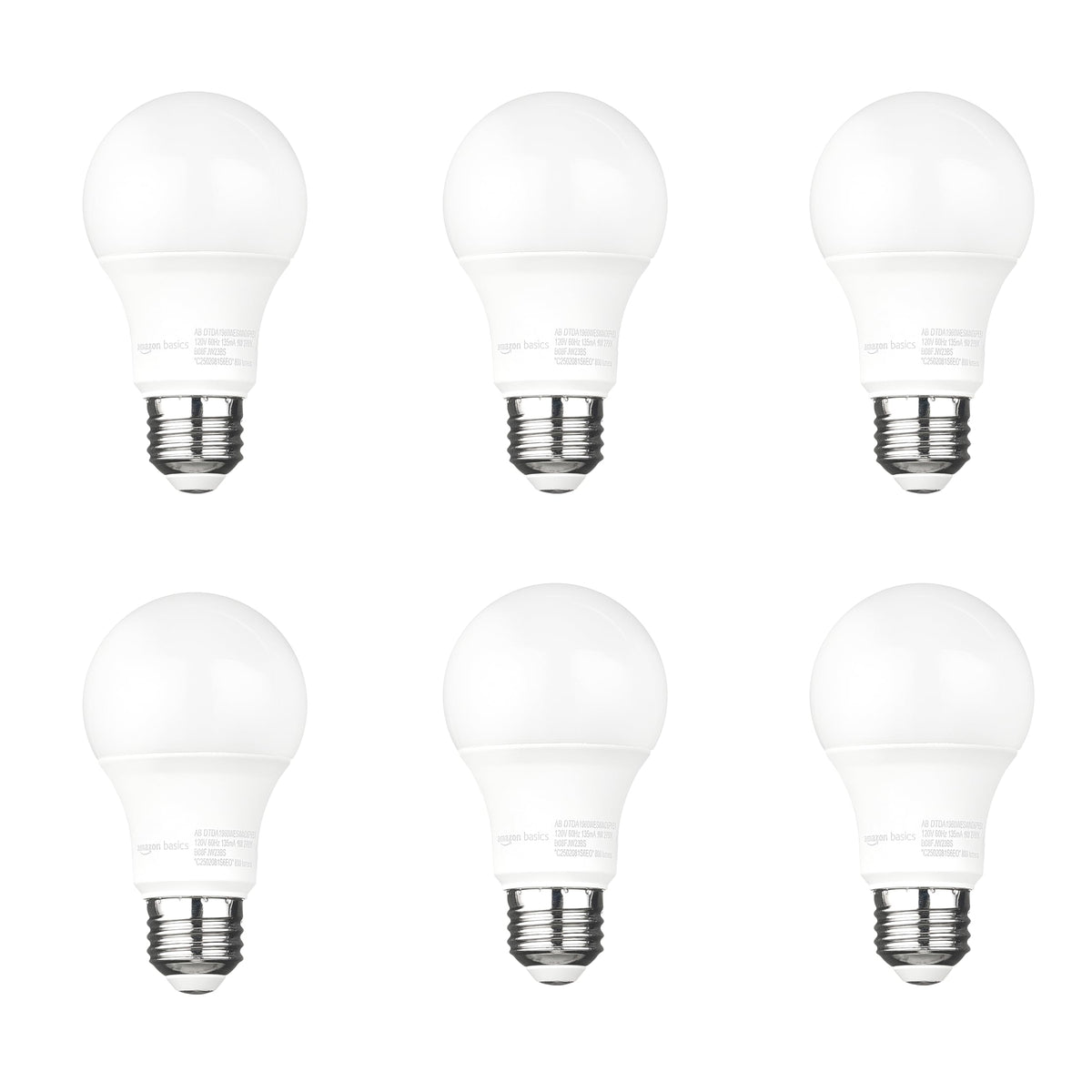 Amazon Basics A19 dusk-to-dawn outdoor bulb lighting a porch