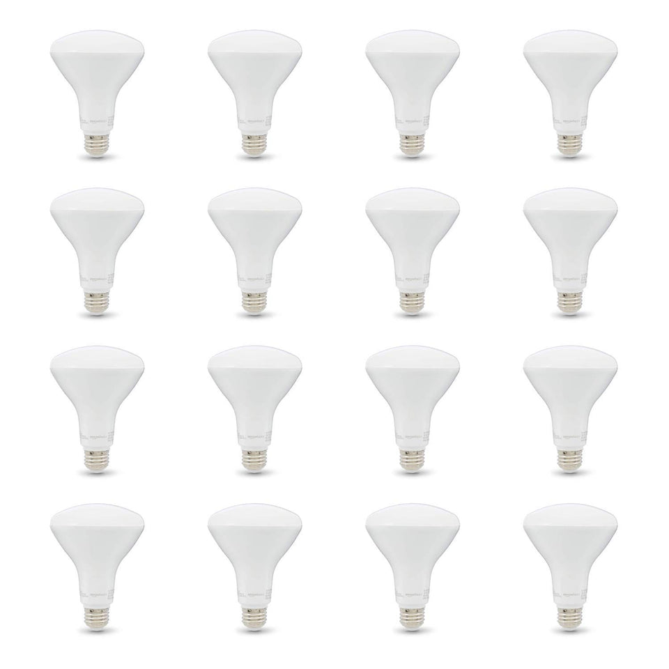 Amazon Basics BR30 LED bulb in box with daylight light, ready for upgrade