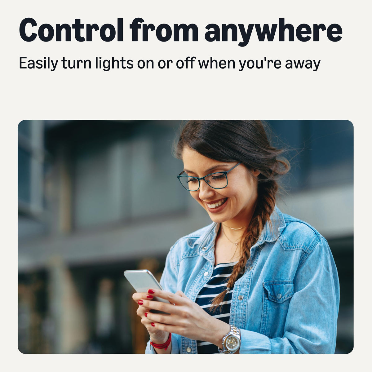 Amazon Basics downlight controlled via Alexa app for hands-free setup