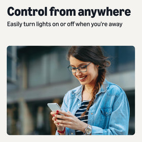Amazon Basics downlight controlled via Alexa app for hands-free setup