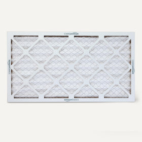 Durable beverage-board frame of Amazon Basics MERV 5 filter demonstrates stability.