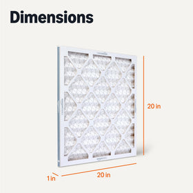 Amazon Basics MERV5 filter actual size check for compatibility guidance