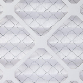 Wire mesh support of Amazon Basics MERV 5 filter for easy replacement.