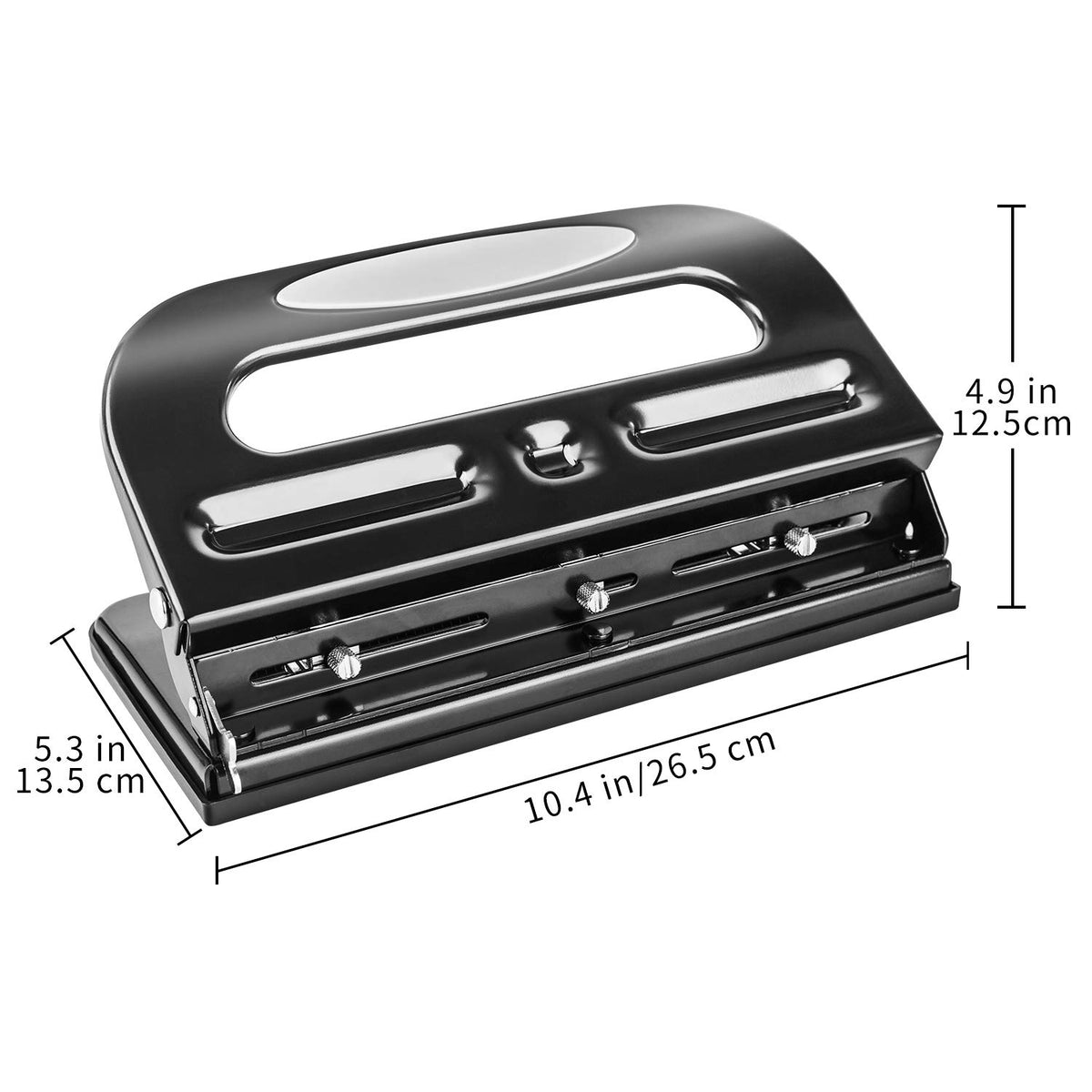 Locking handle shown for compact storage when not in use