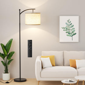Ambimall 60-inch floor lamp with remote for easy dimming.