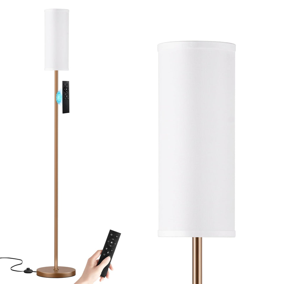 Ambimall 64-inch floor lamp with remote for easy lighting control