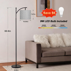 Ambimall adjustable grey shade angle enables versatile reading lighting.
