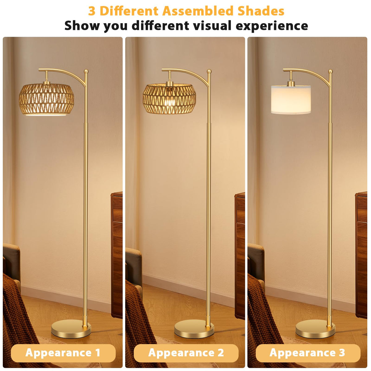 Ambimall Arc color temperature from warm to cool hues