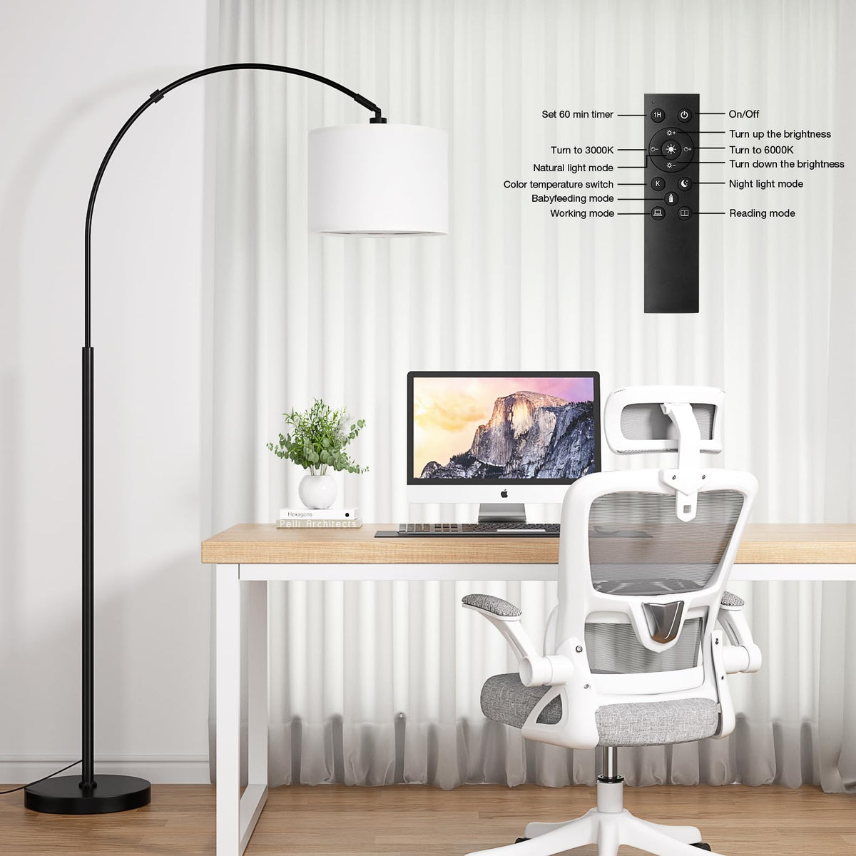 Ambimall lamp offers three temperatures to set warm natural or cool ambience.