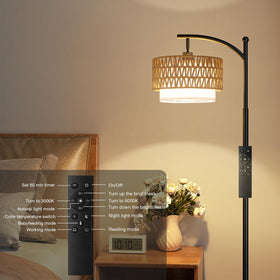 Ambimall Arc floor lamp dimmable feature lets you tailor brightness.