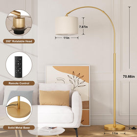 Ambimall arc lamp rotating head directs light precisely where needed.