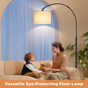 Ambimall arc floor lamp assembly in minutes without tools.