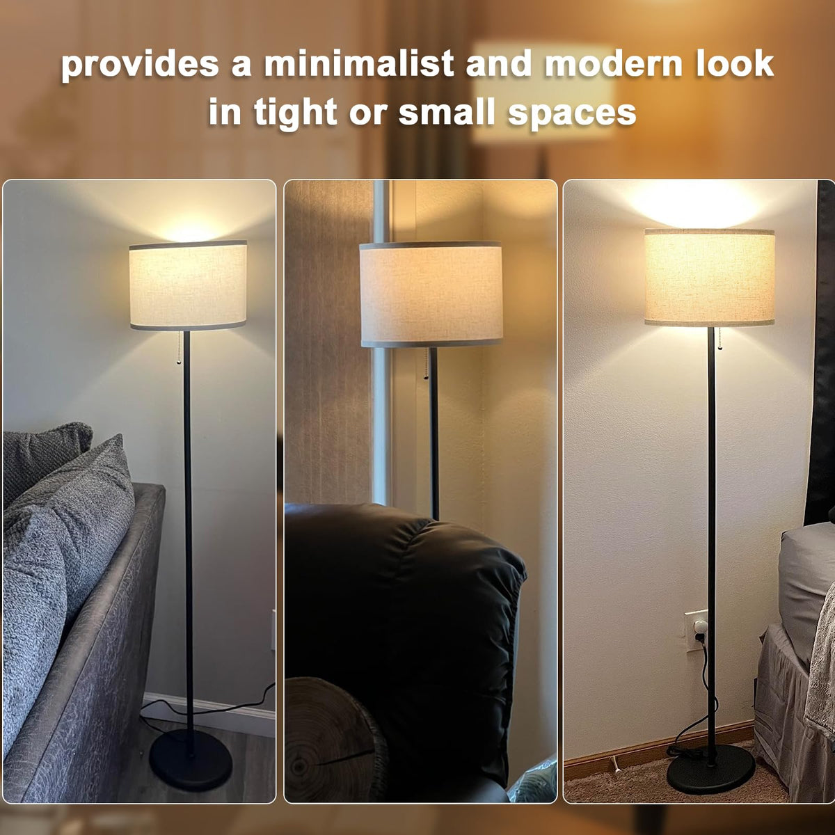 Ambimall assembly shade Velcro makes quick setup simple.