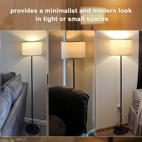 Ambimall assembly shade Velcro makes quick setup simple.
