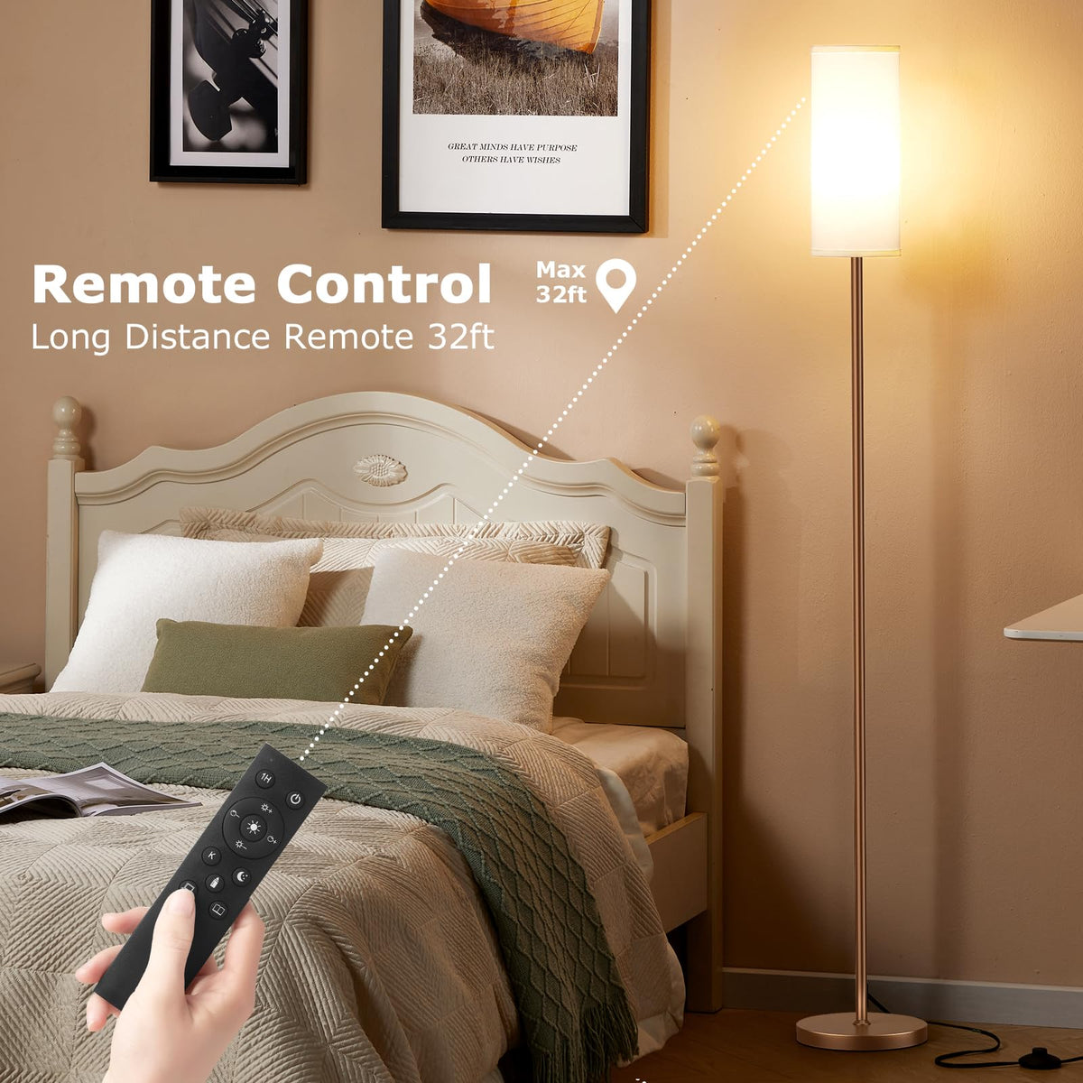 Ambimall 9W bulb included provides immediate illumination