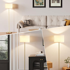 Ambimall floor lamp in a living room scene for reading.