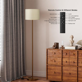 Ambimall floor lamp one hour timer enables simple bedtime routines.