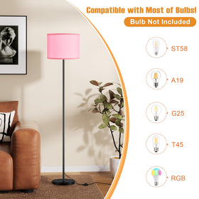 Ambimall floor lamp with pedal switch offers easy hands-free control.