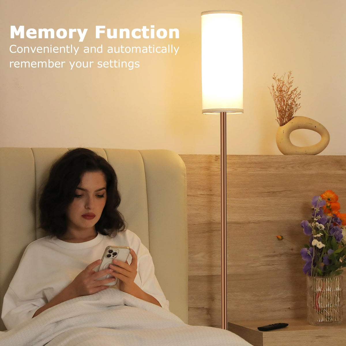 Ambimall remote magnetically attaches for easy control
