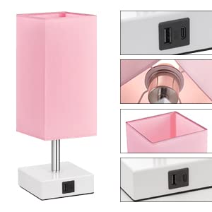 Ambimall gift-ready pink lamp suitable for holidays or birthdays