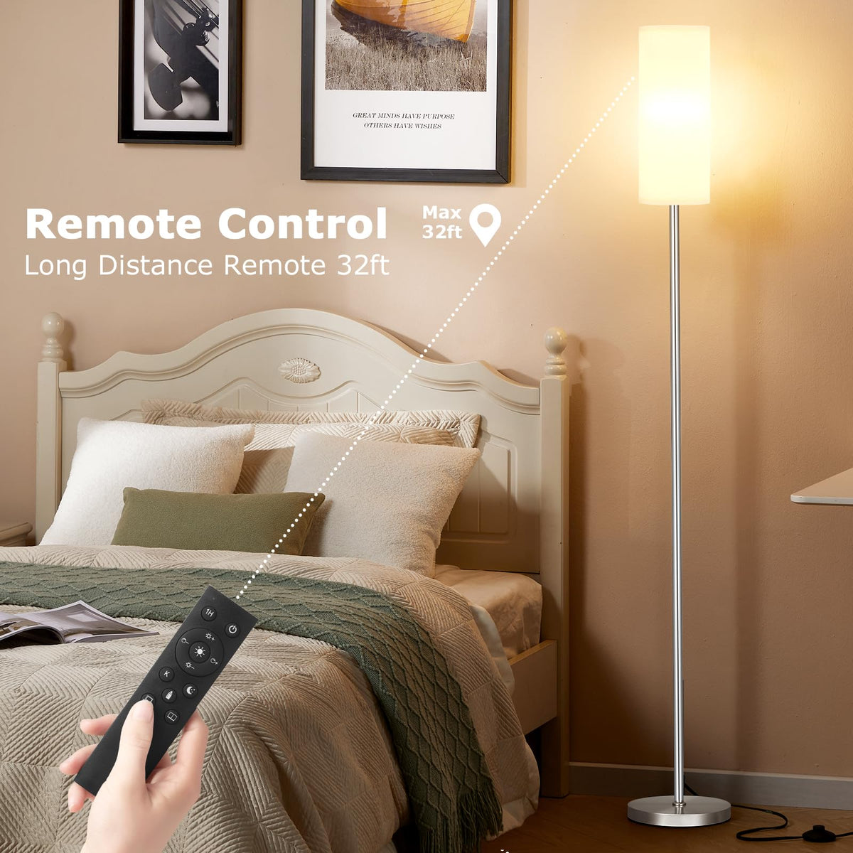 Ambimall magnetic remote sticks to metal surfaces for quick access.