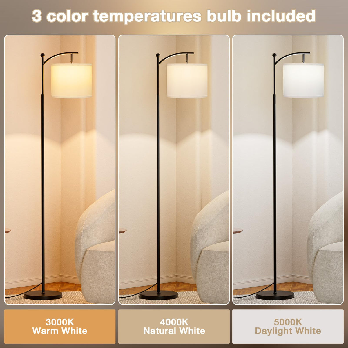 Ambimall pedal switch enables easy hands-free light control.