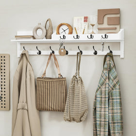 AMBIRD wooden wall rack combines durability and simple, clean design.