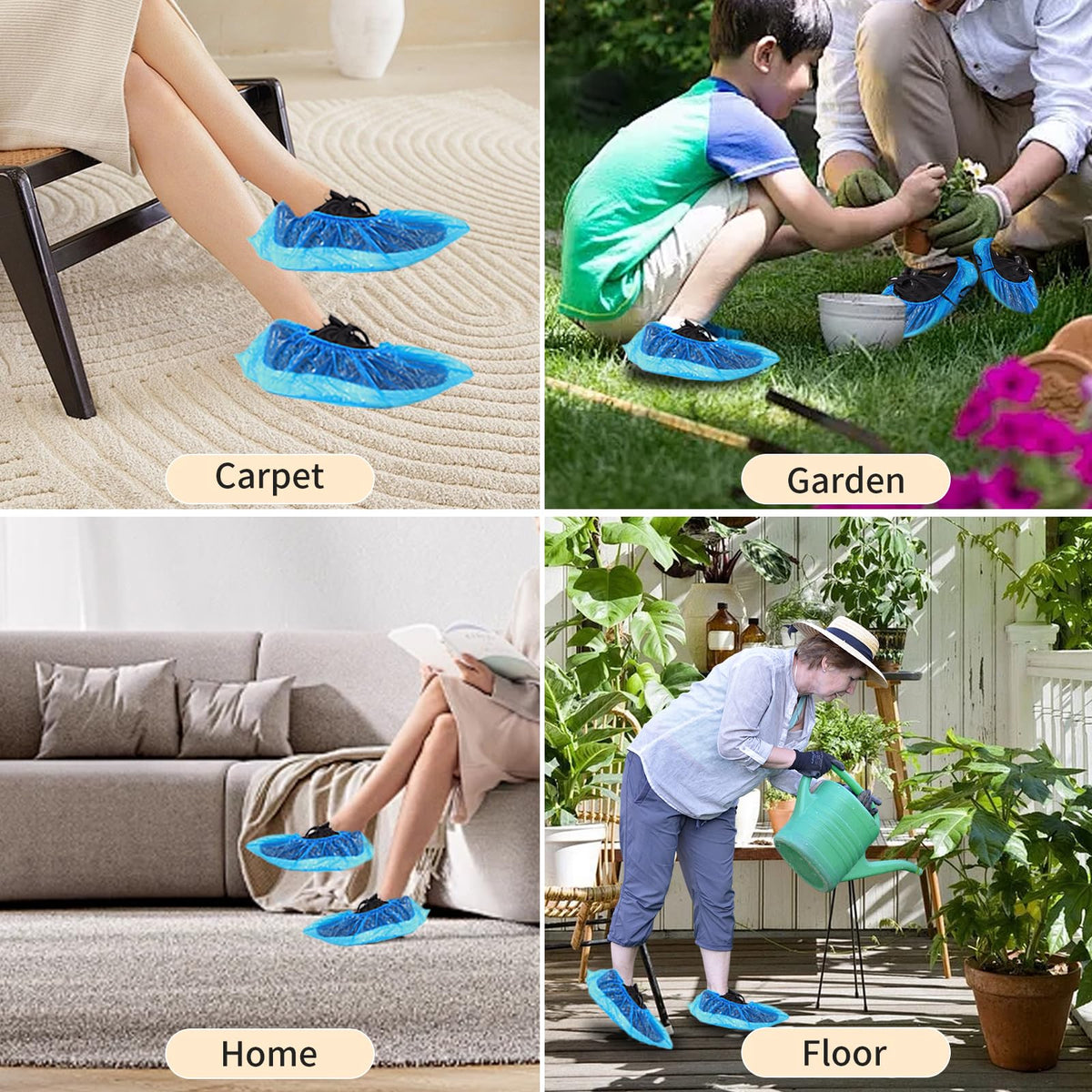 Amedall durable waterproof disposable covers protect footwear in wet or dusty settings.