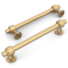 Amerdeco 128mm hole center pulls ideal for dressers, blend modern style with sturdy zinc alloy.