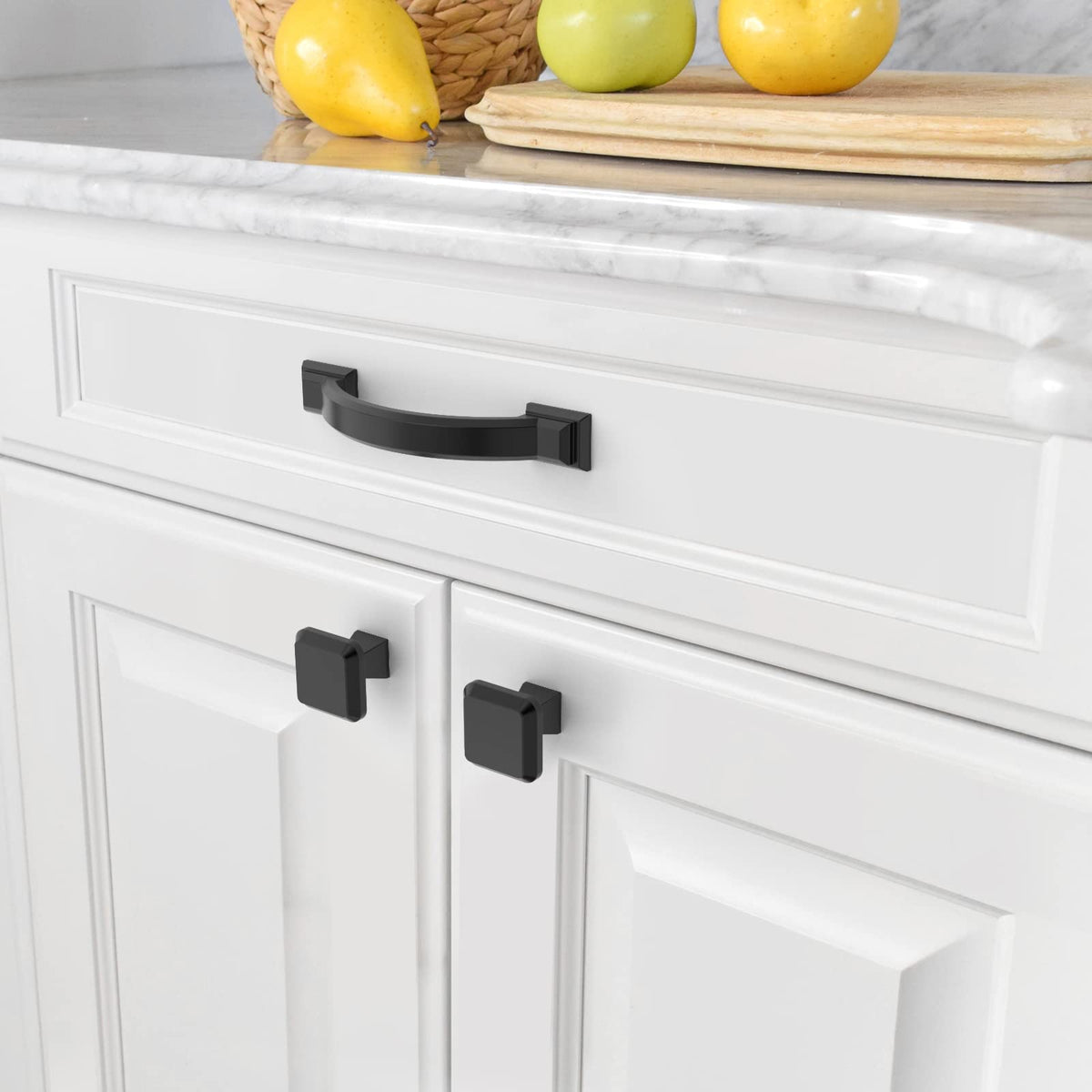 Amerdeco 3in arch cabinet pull brings cohesive modern look.