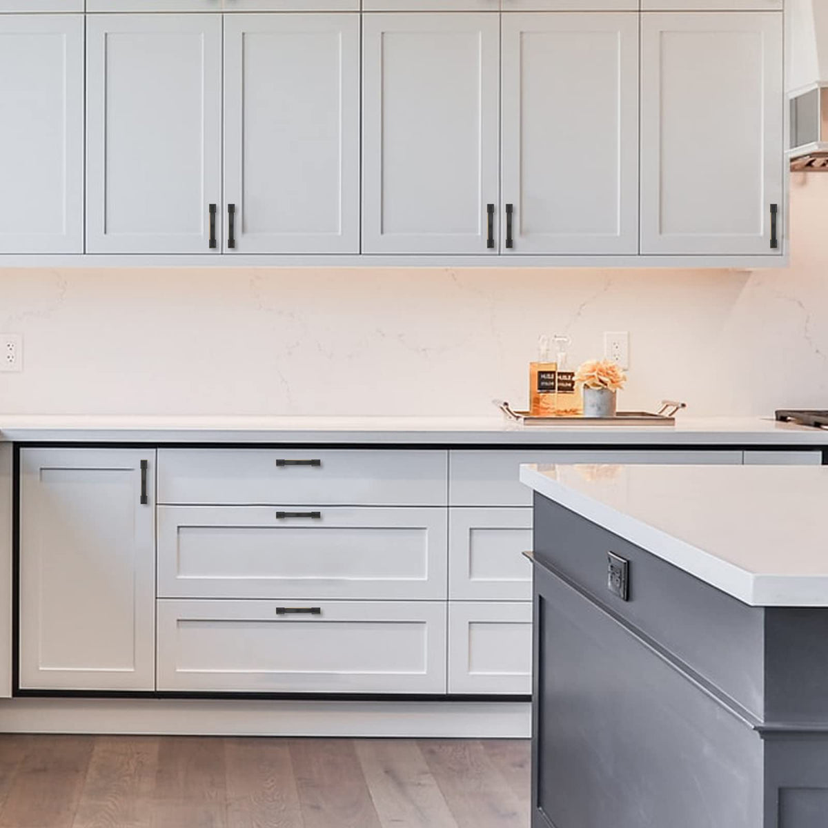 Amerdeco cabinet pull 3in fits kitchen cabinets with ease.