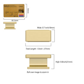 Amerdeco bathroom cabinet knobs set for coordinated look and durable finish