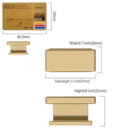 Amerdeco bathroom vanity cabinet champagne bronze knob for cohesive decor
