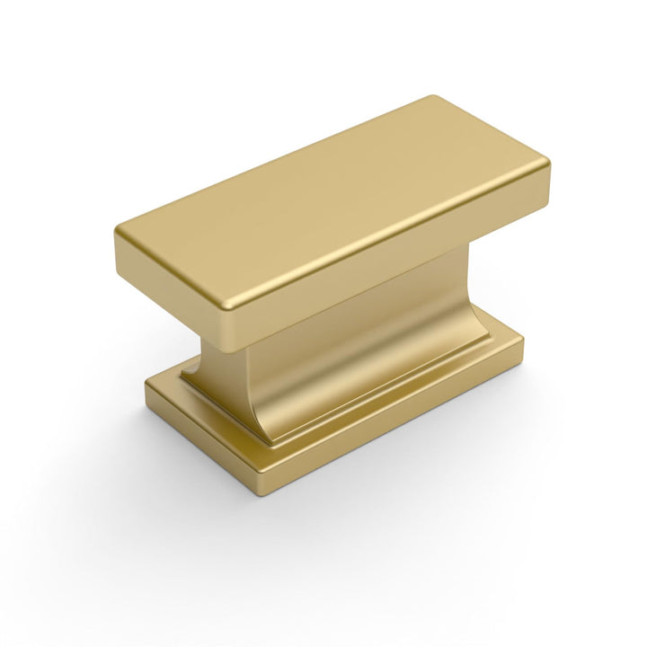 Amerdeco brushed gold cabinet knob 37mm on a clean cabinet for a timeless upgrade