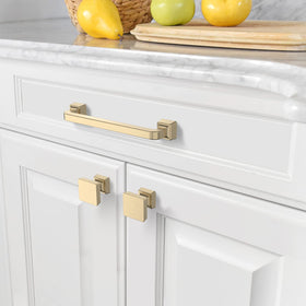 Amerdeco brushed gold dresser knob 30mm - quick furniture refresh